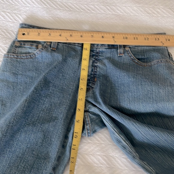 3 Sisters Blue 5 Pocket Jeans with Brocade Hem & Leopard Vent 2 - Picture 8 of 11